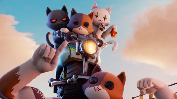 Fortnite kit meowscles wallpapers robot wallpaper cute 4k background shadow resolution backgrounds games poster cats published june wallpapercave characters season