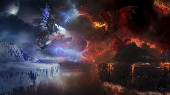 Dragons fire and ice