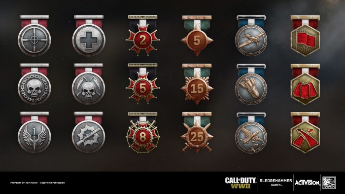 Call of duty medals