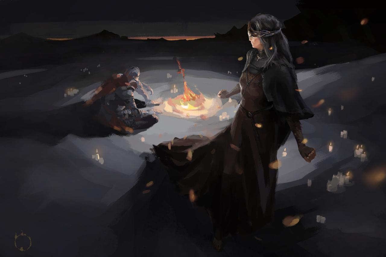 Firekeeper and ashen one