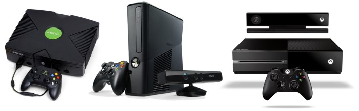 Xbox 360 versus xbox one