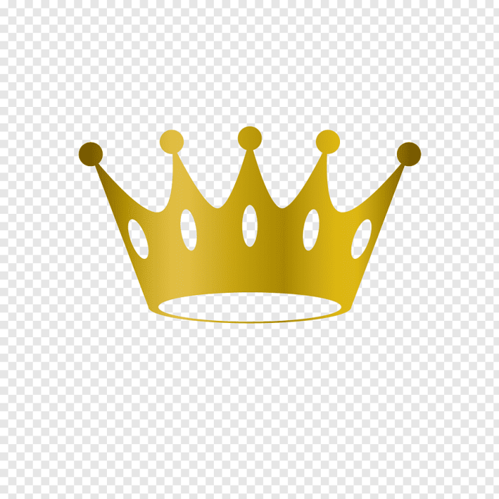 Logo with yellow crown