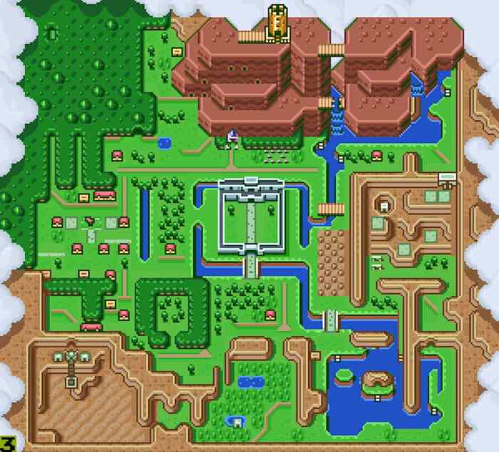 A link to the past map