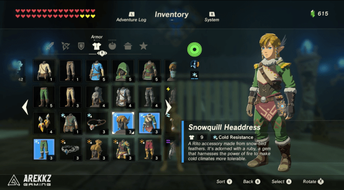 Botw cold resist armor