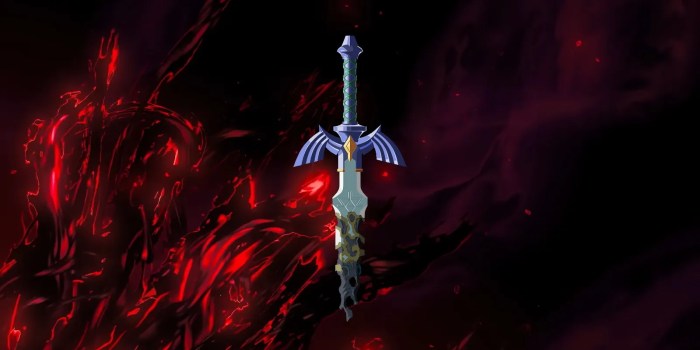 Broken master sword totk