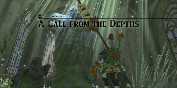 A.call from the depths