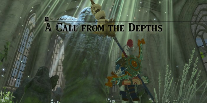 Totk call of the depths