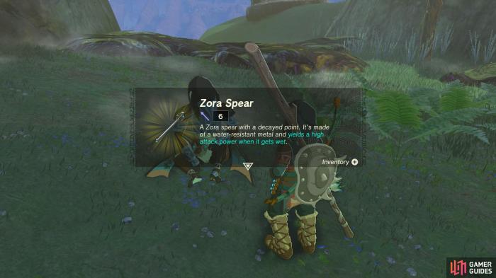 Where to find zora spear