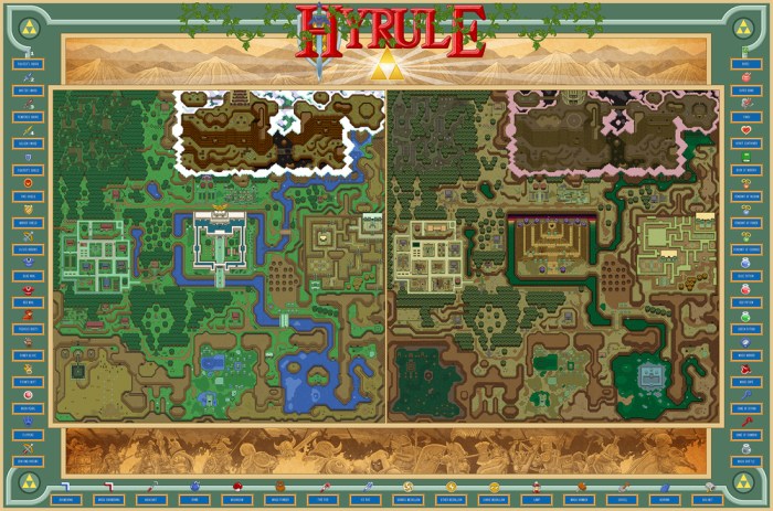 A link to the past map