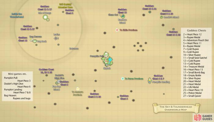 Skyward sword sky map