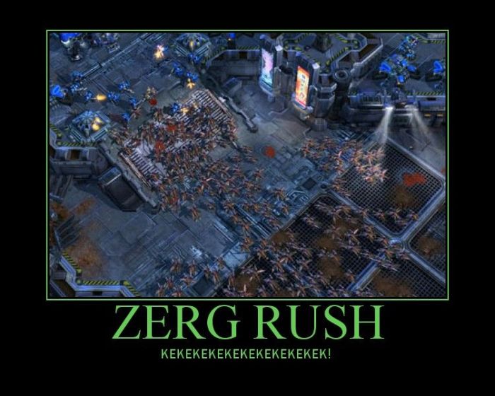 Zerg rush not working