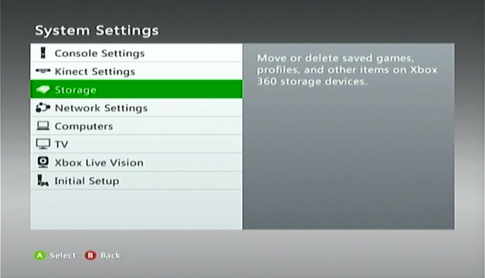 Getting your xbox 360 info