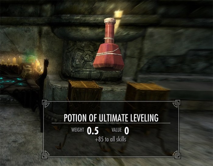 Faster leveling skyrim mod