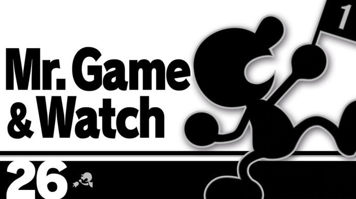 Mr game and watch hammer