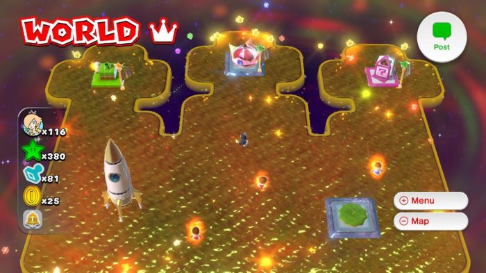 Crown world mario 3d world