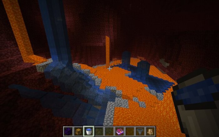 How to put water in nether