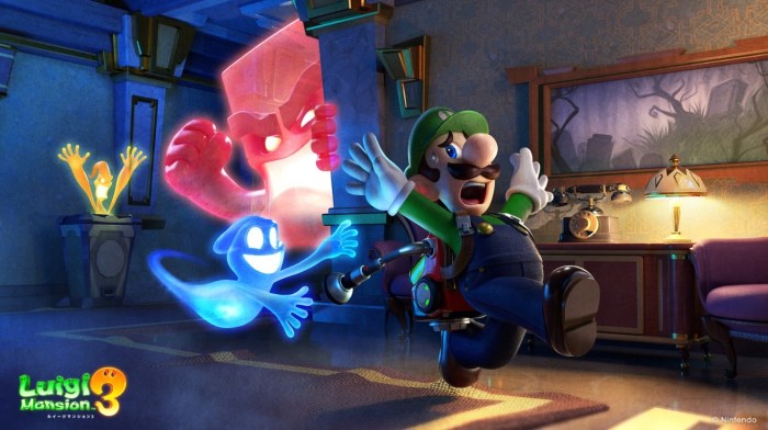 Luigi's mansion 2 ghosts