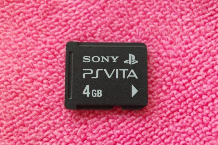 Ps card memory vita insert 7w