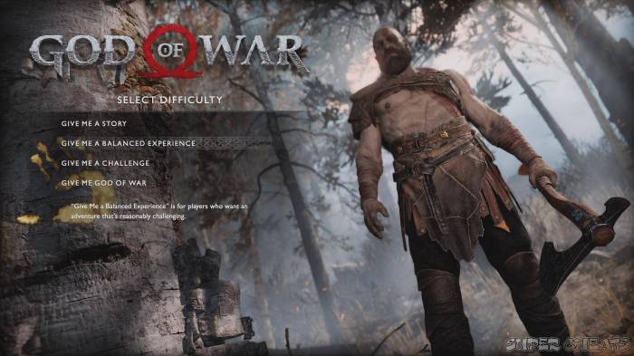 God of war 2018 difficulty