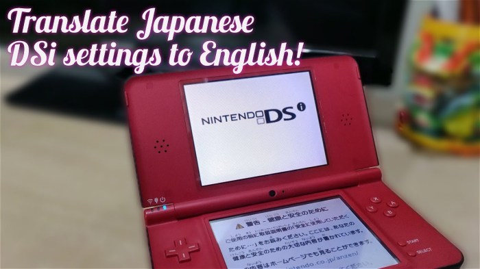 How to change language 3ds