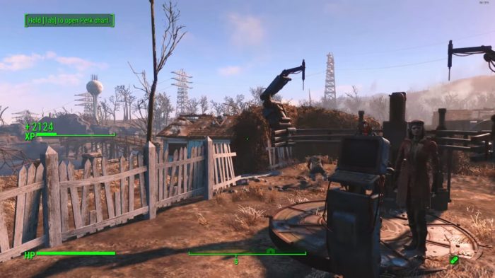 Fallout level glitch fast