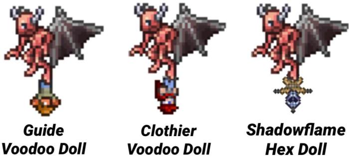 Guide voodoo doll terraria