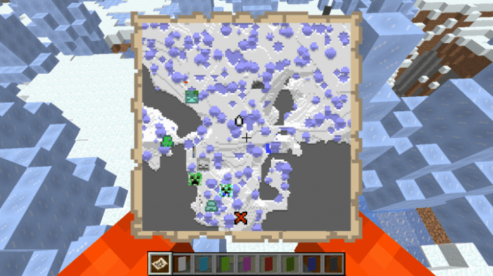 Minecraft map player icon