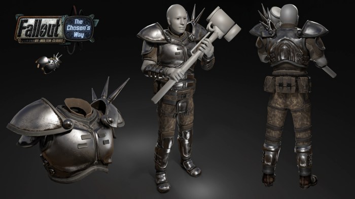 Armor metal fallout classic conceptart wasteland capital mods adamowicz adam amazing original