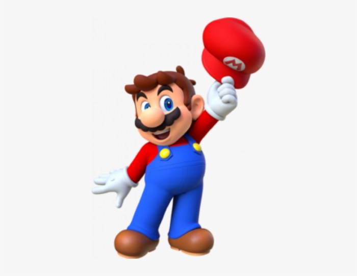 Super mario without a hat