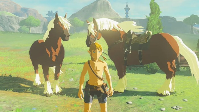 Horses botw ign tame breathe sculpture