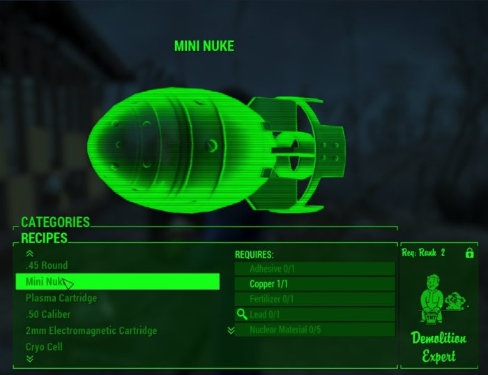 Fallout 4 ammo crafting