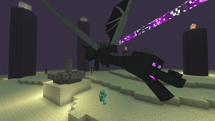 Picture of a ender dragon