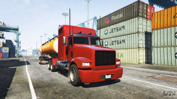 Gta 5 car transport truck