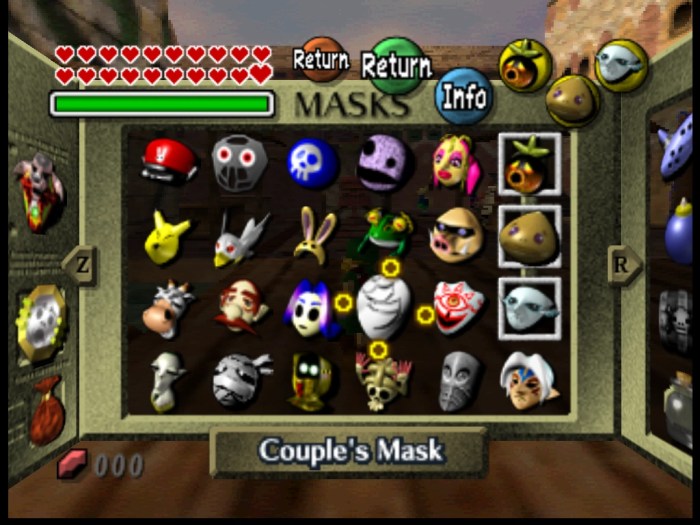 Mask zelda legend majora