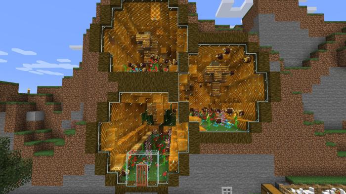 Bee house minecraft build