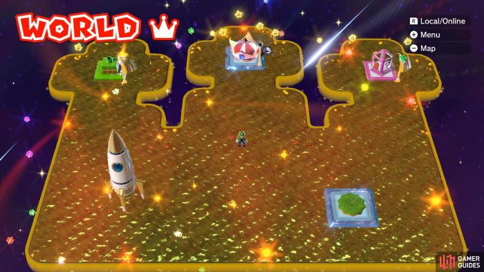 Crown world mario 3d world