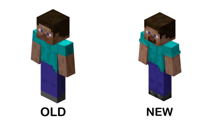 Minecraft new steve skin