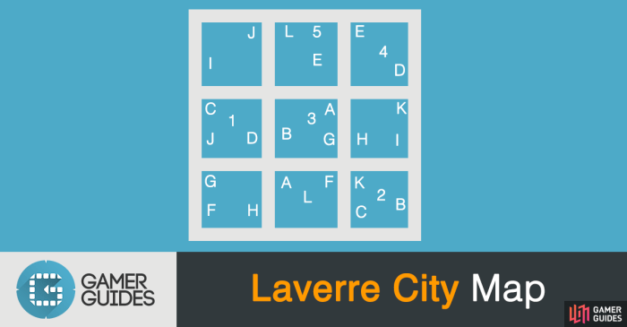 Laverre city gym puzzle