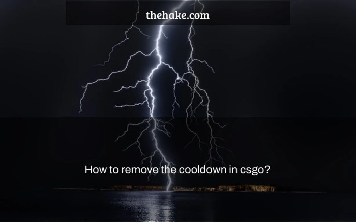 Cooldown csgo
