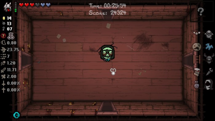 The void binding of isaac