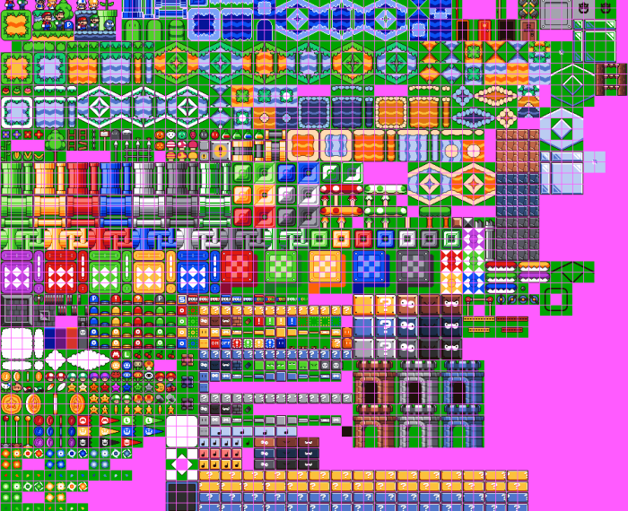 Mario tileset gdd blogthis email twitter