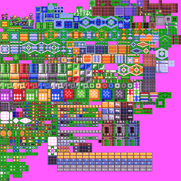 Mario tileset gdd blogthis email twitter