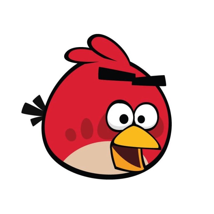 Angry bird birds red big terence kindpng library