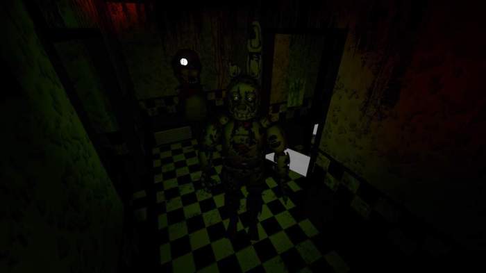 Springtrap in all cameras