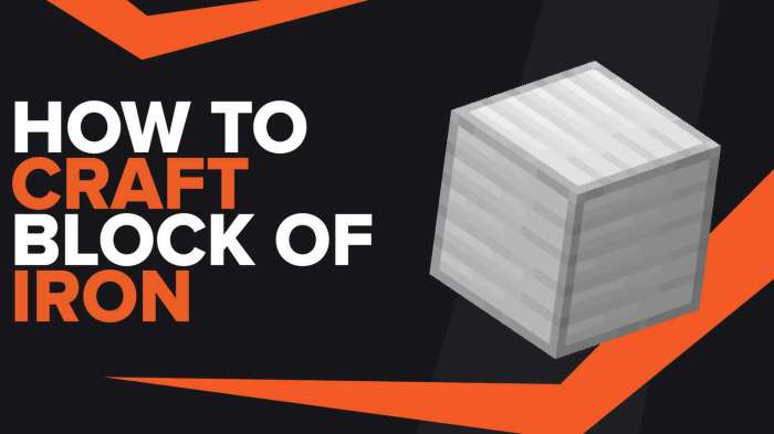 How to make an iron block