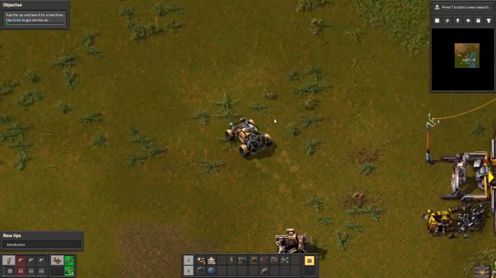 How to get in car factorio