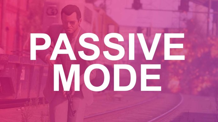 How to leave passive mode