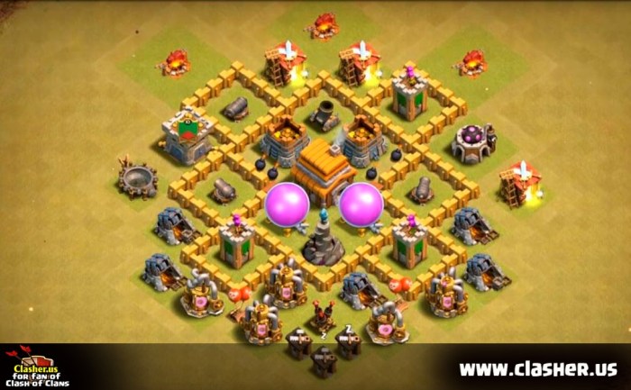 Clash of clans town hall 5