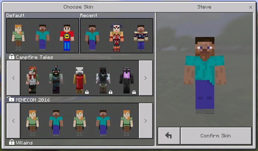 Small skins for minecraft