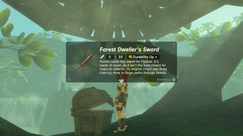 Botw forest dweller sword